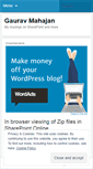 Mobile Screenshot of gauravmahajan.net